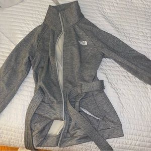 North Face tie around the waist zip up